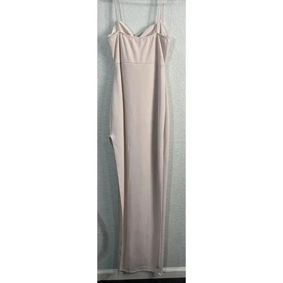 Windsor Spaghetti Stap Slip Maxi Dress Size 6 High Slit Bridal Homecoming Prom - Picture 4 of 8